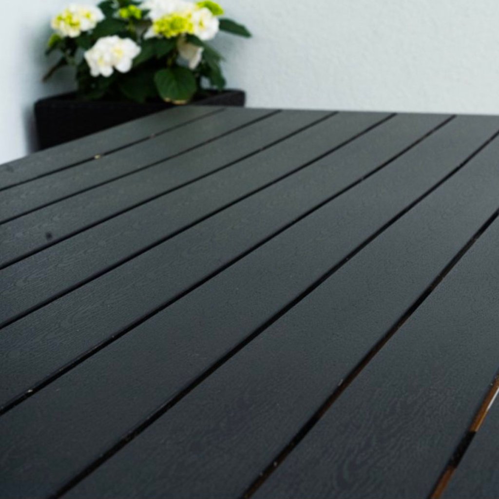 Zahradní jídelní stůl 150x90cm DT166 antracit za akční cenu