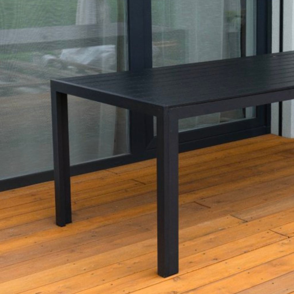 Zahradní jídelní stůl 150x90cm DT166 antracit za akční cenu