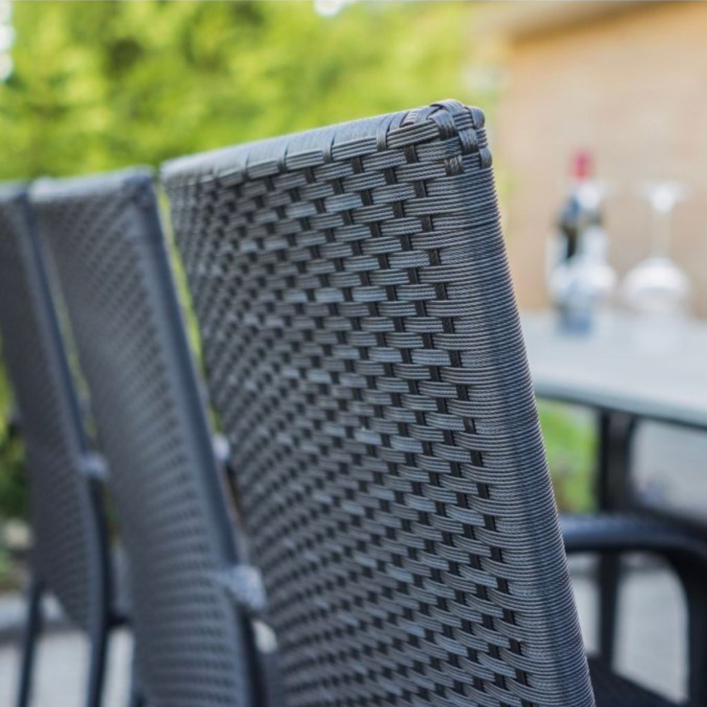 Zahradní ratanová sestava pro 4 osoby DT255 antracit ZA AKČNÍ CENU