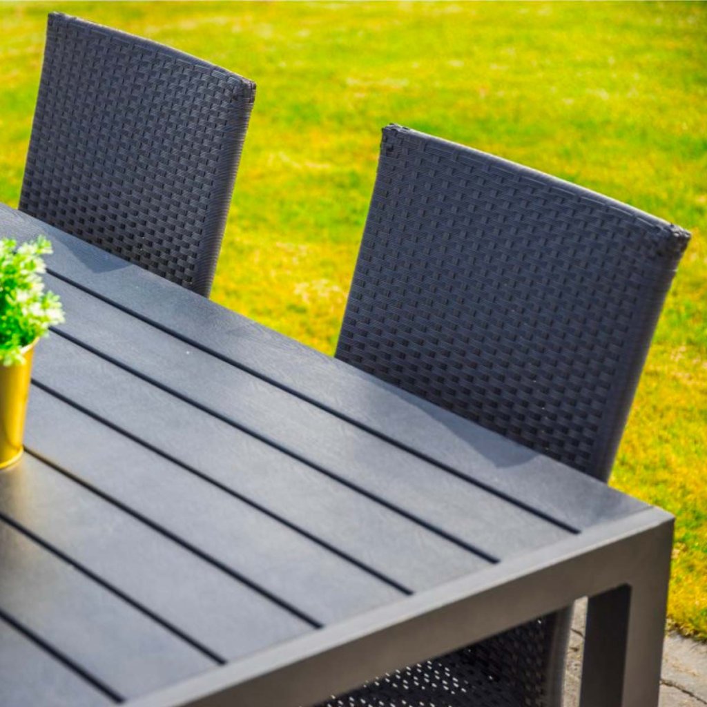 Zahradní ratanová sestava pro 4 osoby DT255 antracit ZA AKČNÍ CENU