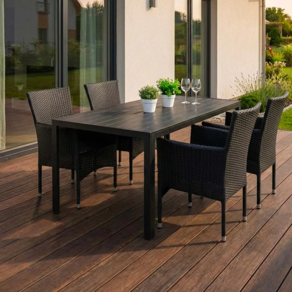 Zahradní jídelní set pro 4 osoby DT257 antracit