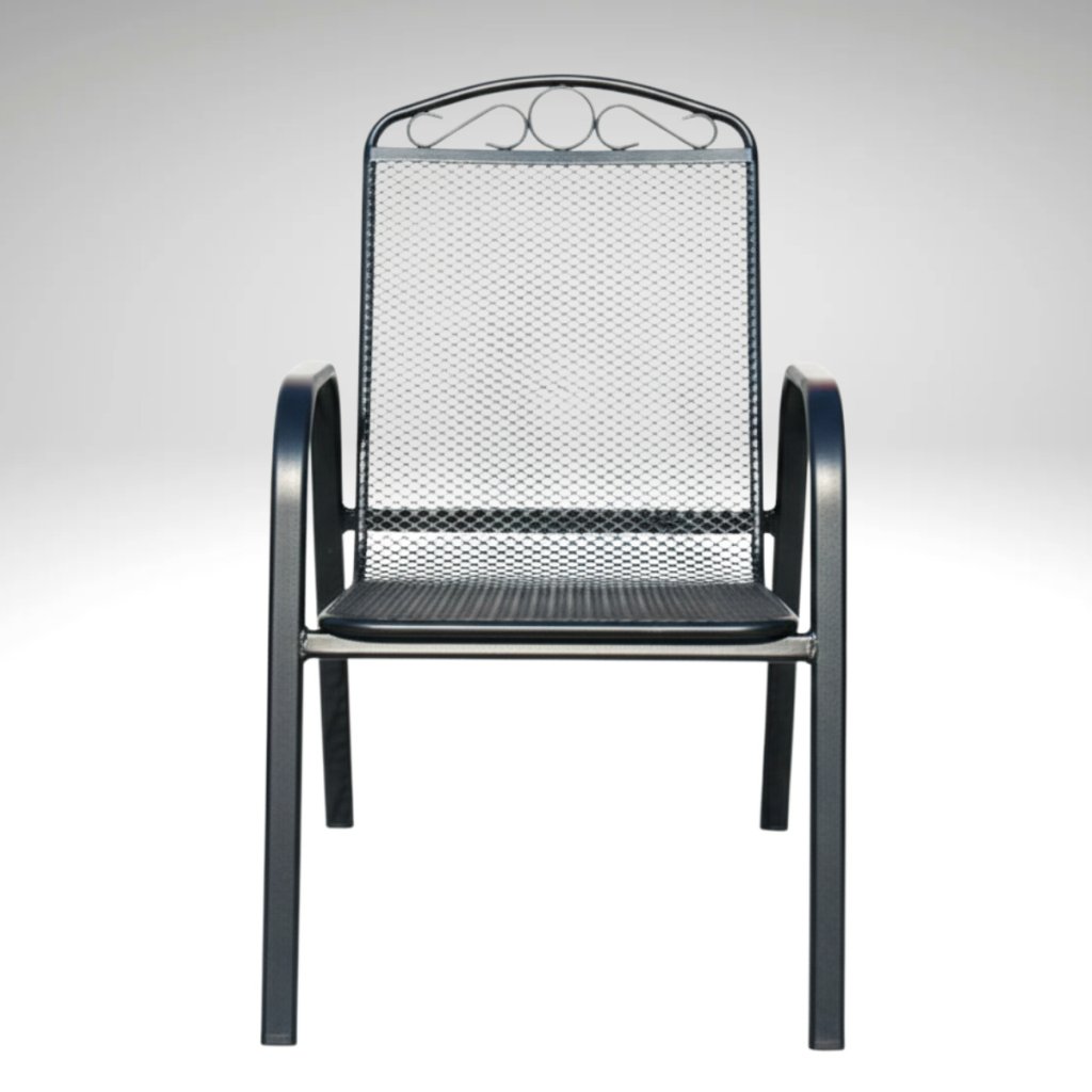 Zahradní kovové křeslo V120 antracit