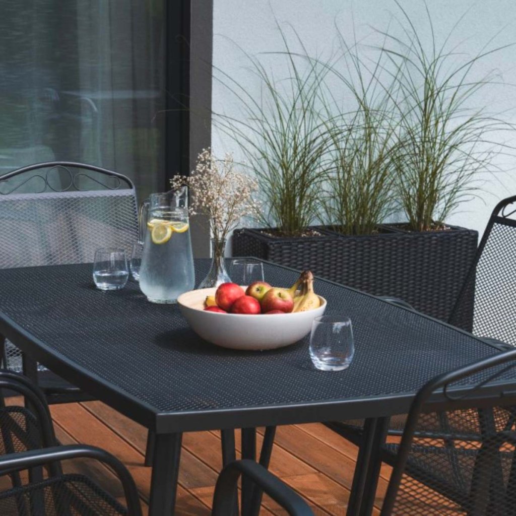 Zahradní kovový stůl 150x90cm V125 antracit ZA AKČNÍ CENU