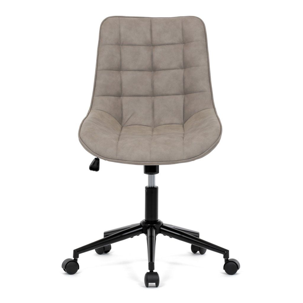 Židle kancelářská béžová látka v dekoru broušené kůže AKZ125L