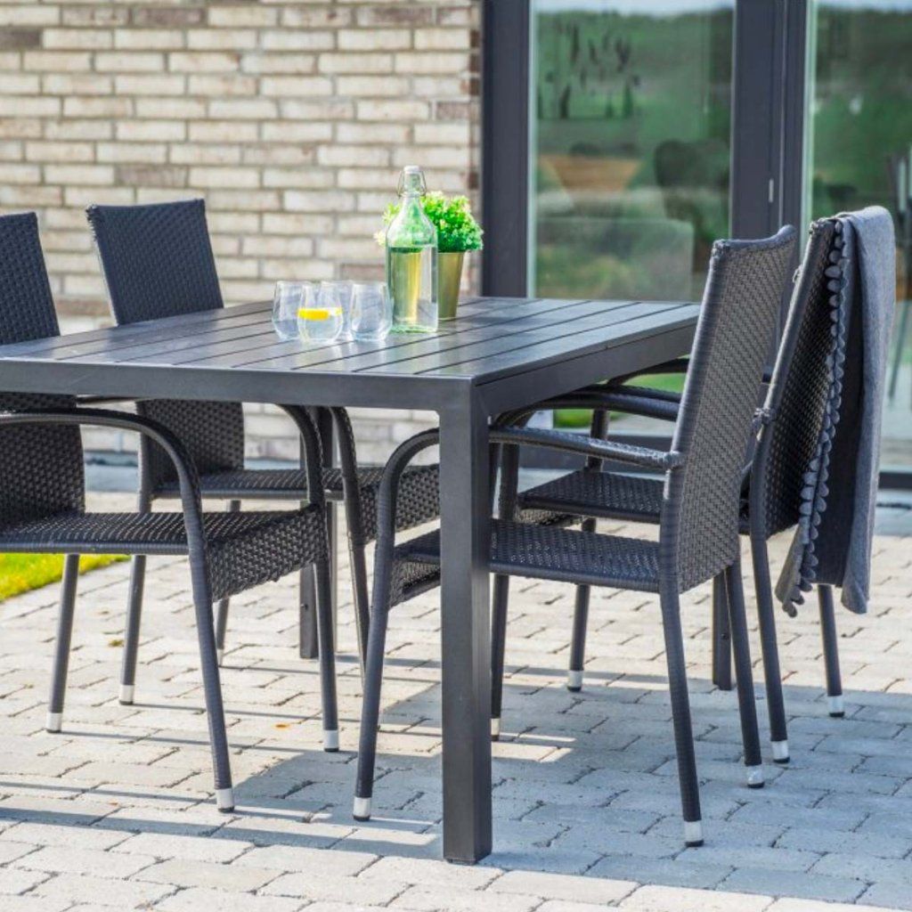 Zahradní set 150x90 pro 6 osob DT276 antracit ZA AKČNÍ CENU