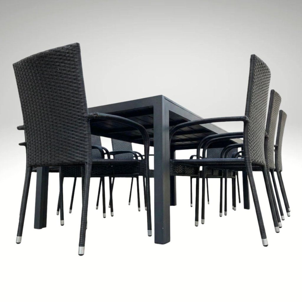 Zahradní set 205x90 pro 8 osob DT278 antracit ZA AKČNÍ CENU