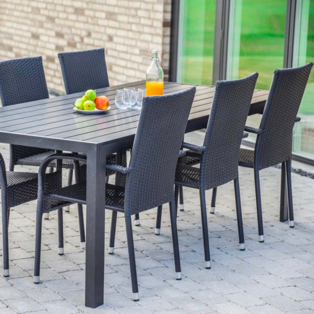 Zahradní set 205x90 pro 8 osob DT278 antracit ZA AKČNÍ CENU