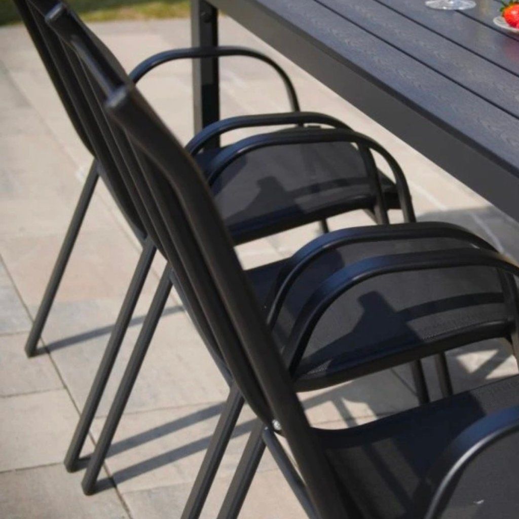 Venkovní zahradní set 205x90 pro 8 osob DK305 antracit ZA AKČNÍ CENU