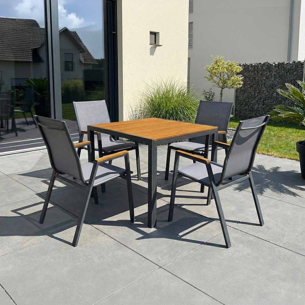 Stůl zahradní 90x90 dub AZS110D-M