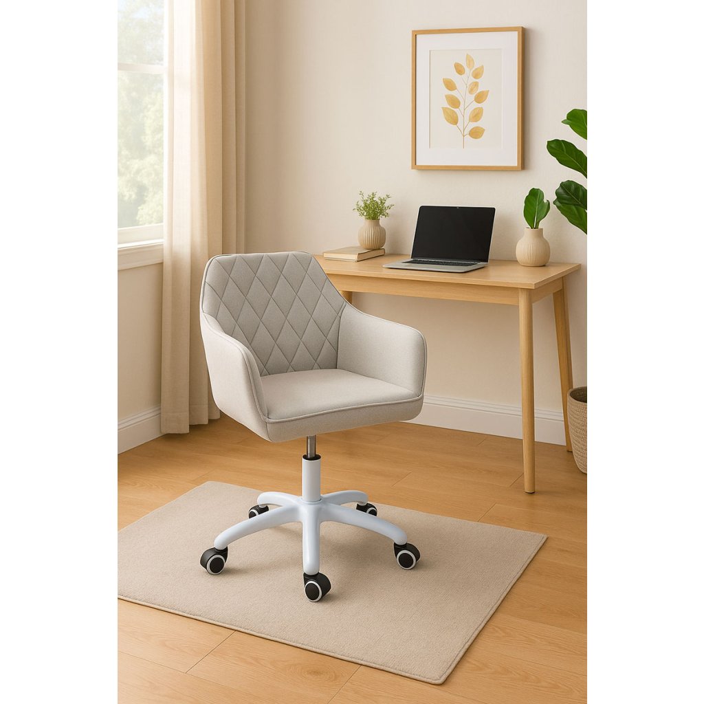 Pracovní křeslo šedá látka VKZ100S