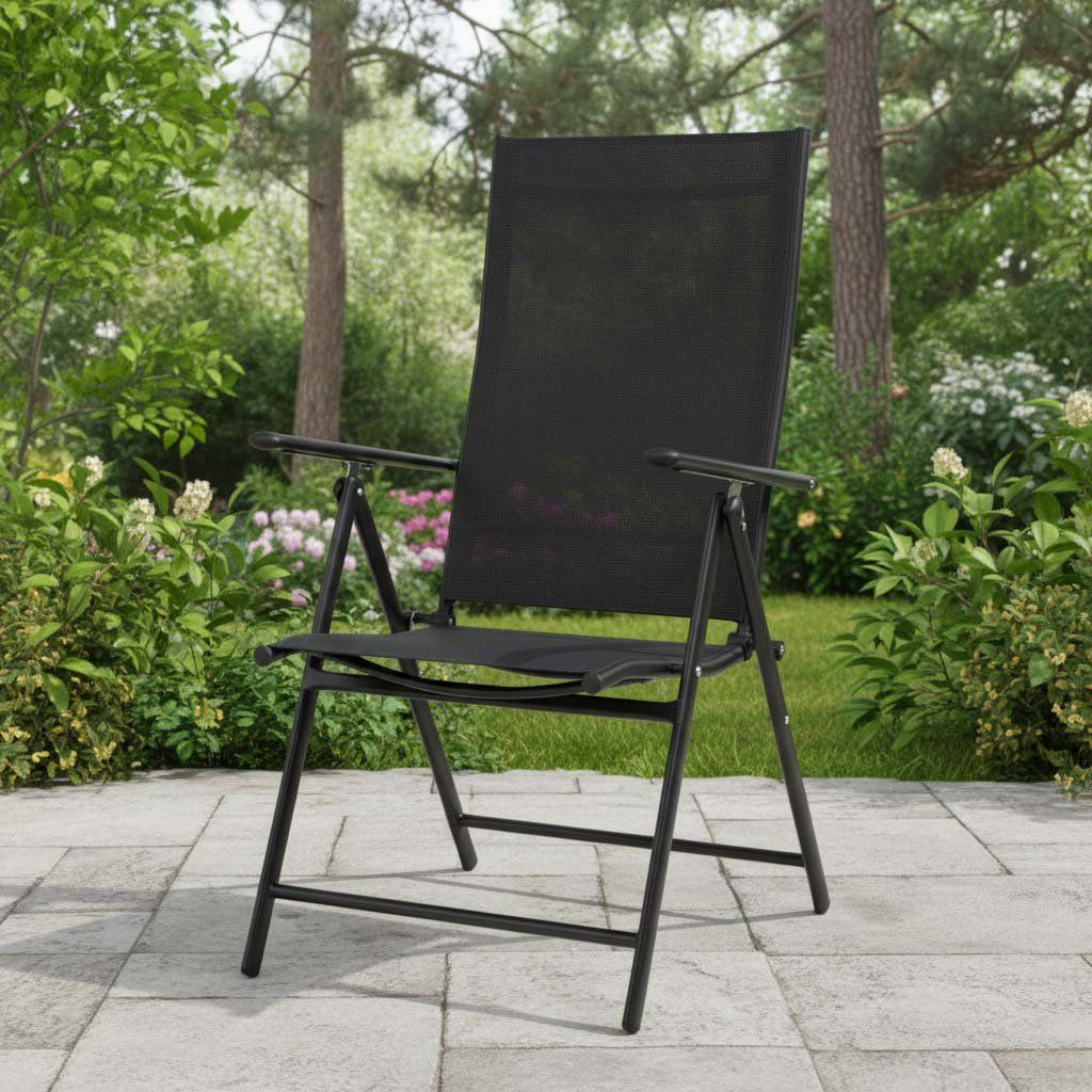 Zahradní polohovací židle V130 černá