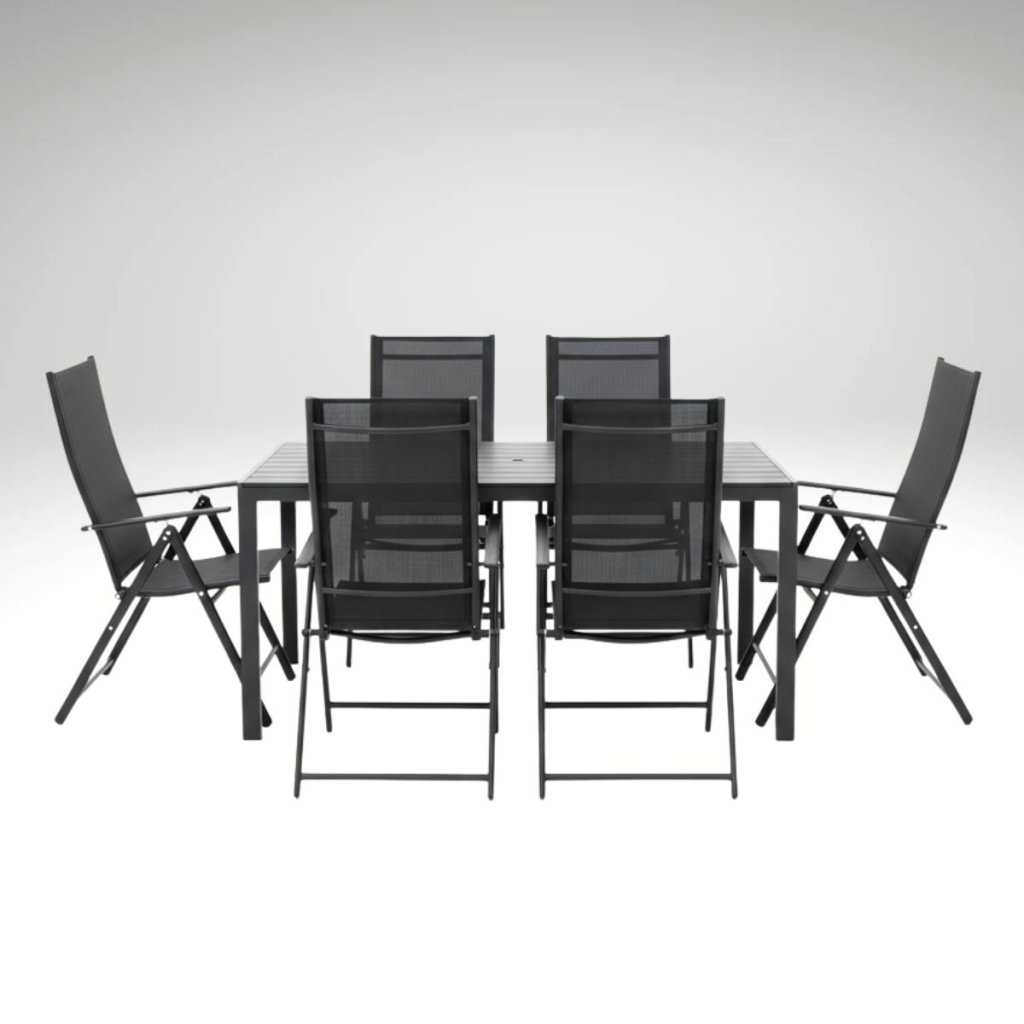 Zahradní set 150x90 pro 6 osob V136 černá