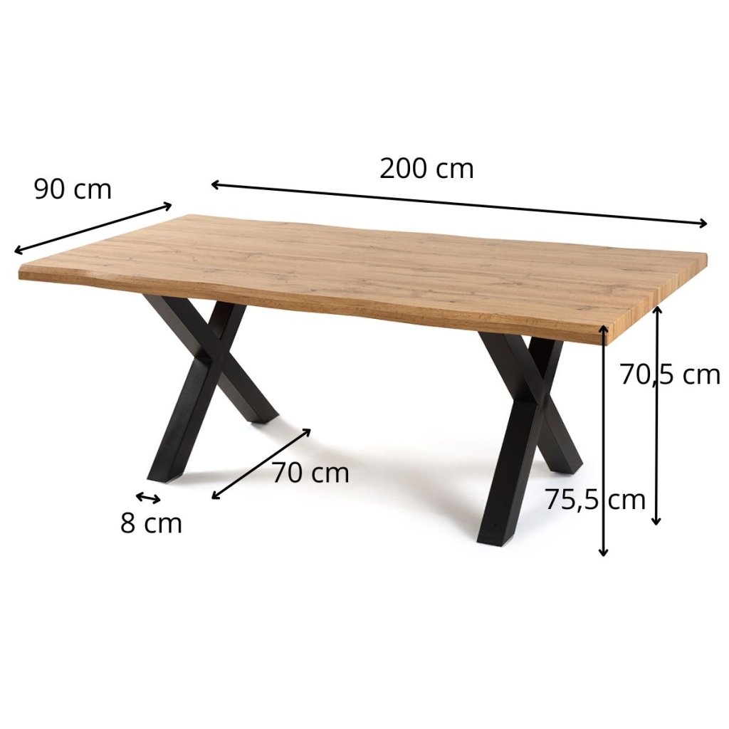 Jídelní set pro 6 osob 180x90 cm dub, šedá samet VJS118-61S-S