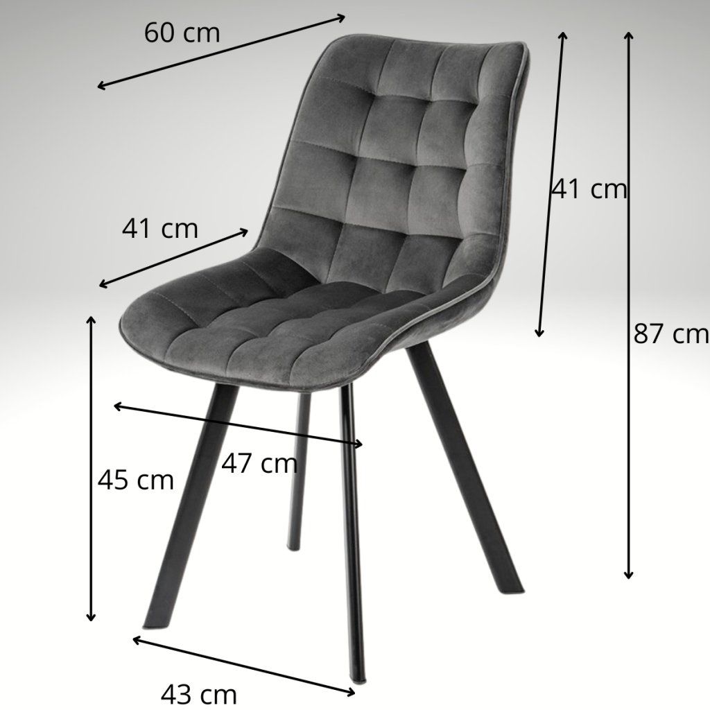 Jídelní set pro 6 osob 160x90 cm dub noha U šedá židle VJS156-6S-S