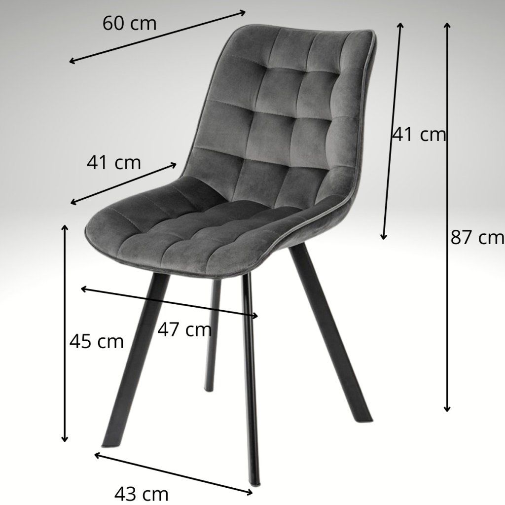 Jídelní set pro 4 osoby 160x90 cm dub noha U šedá židle VJS156-4S-S