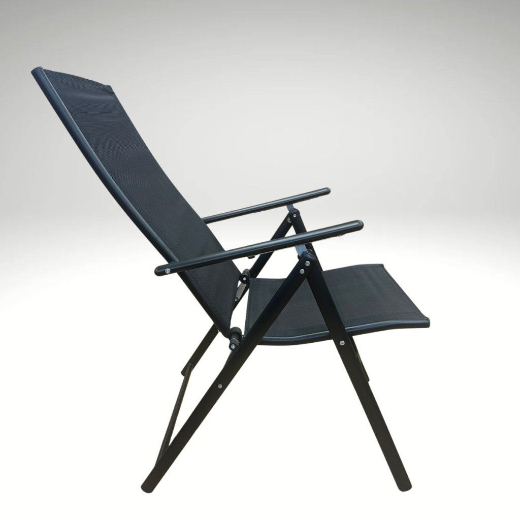 Zahradní set 150x90 pro 6 osob skládací židle V136-S šedá ZA AKČNÍ CENU