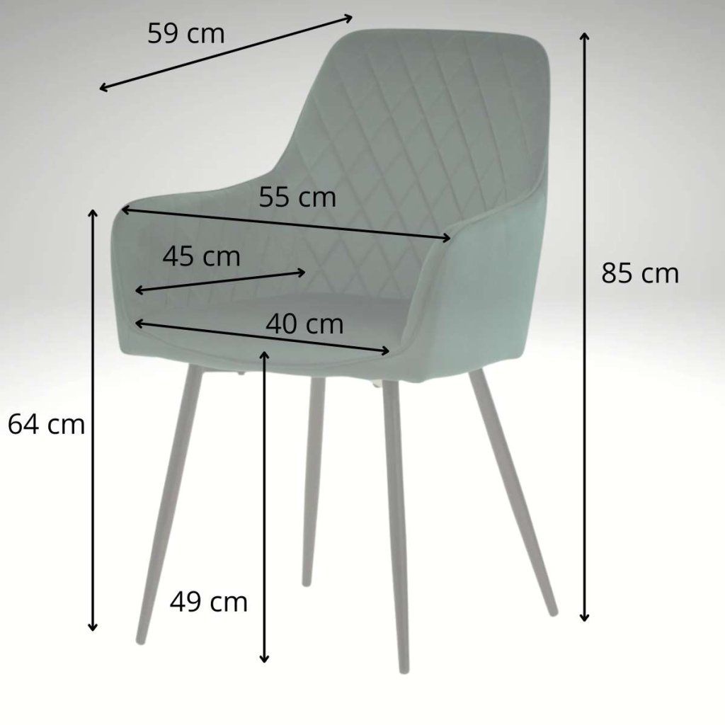 Jídelní set pro 4 osoby 160x90 cm soft dub noha X zelená židle s područkami VJS226-4Z