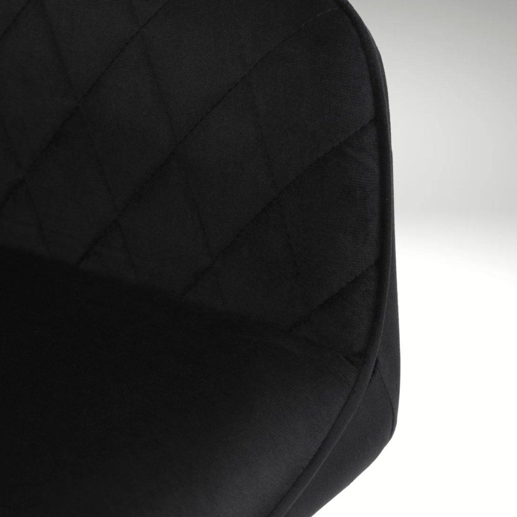 Jídelní set pro 6 osob 160x90 cm soft dub noha X černá židle s područkami VJS226-6C