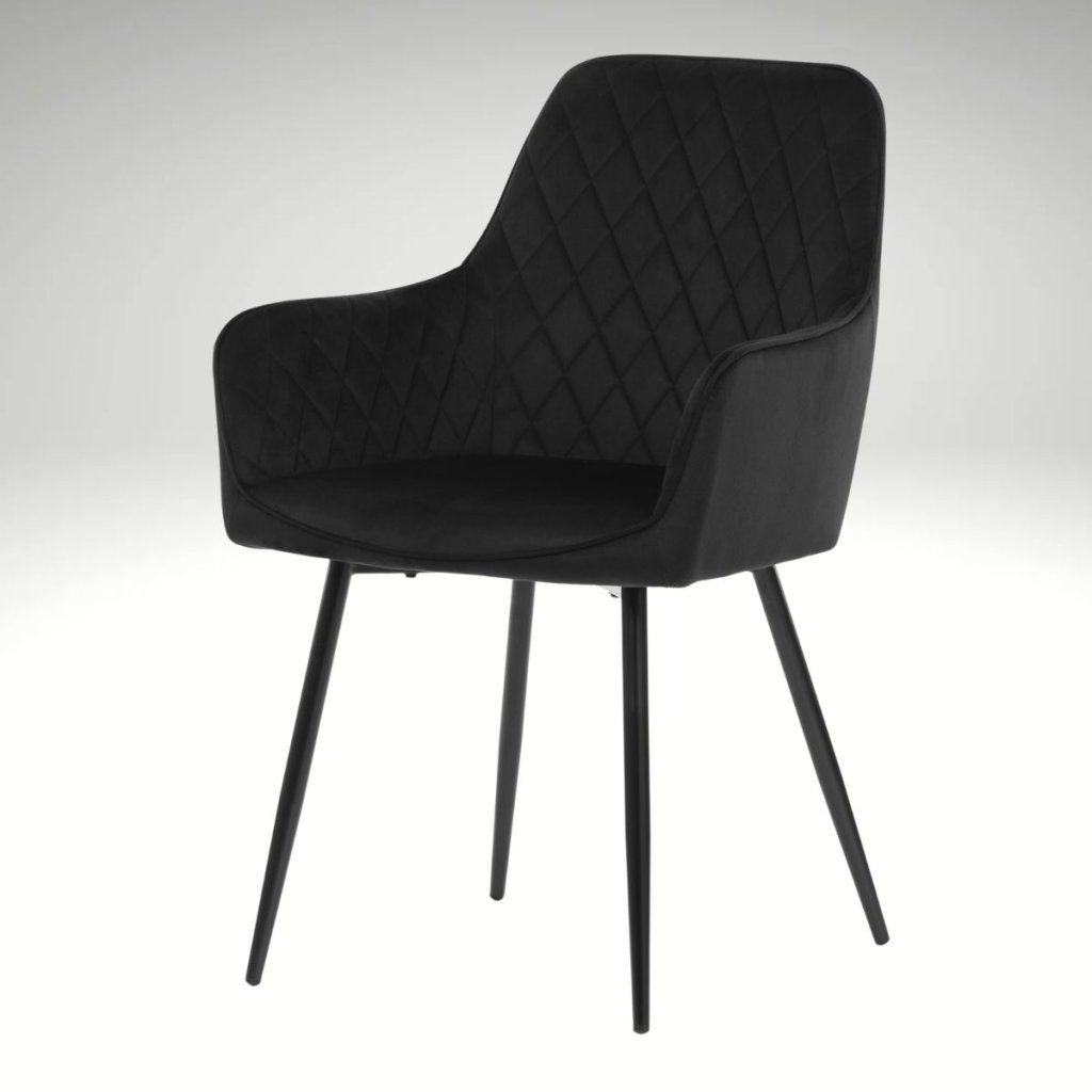 Jídelní set pro 8 osob 180x90 cm soft dub noha X černá židle s područkami VJS228-8C