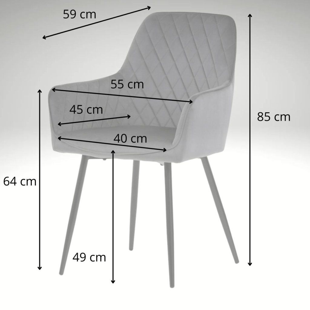 Jídelní set pro 6 osob 160x90 cm soft dub noha X šedá židle s područkami VJS226-6S