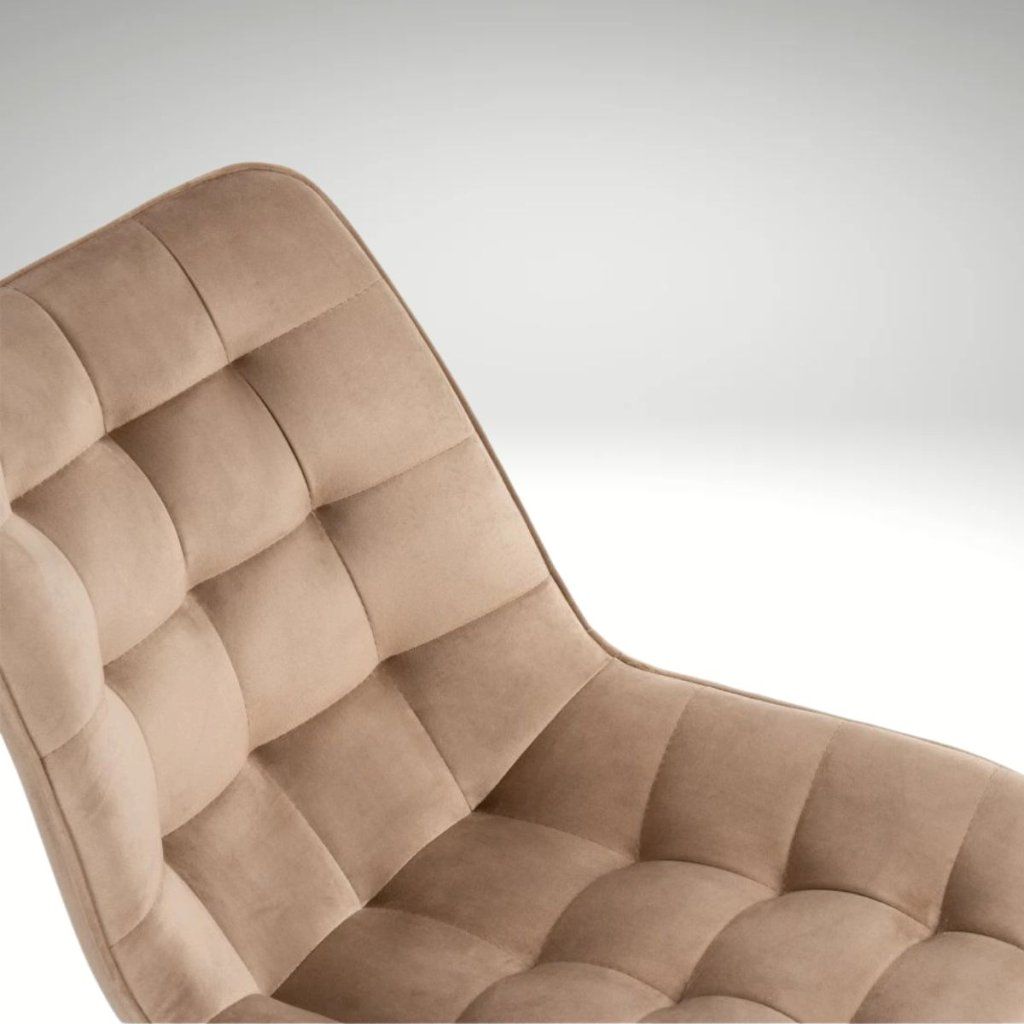 Jídelní set pro 6 osob 160x90 cm dub noha X béžová židle VJS236-6BE-S