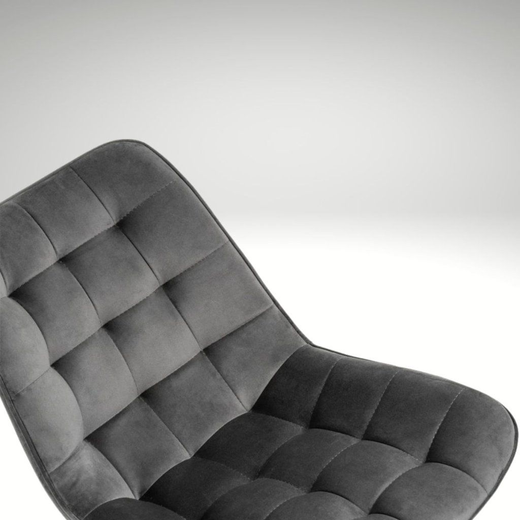 Jídelní set pro 4 osoby 160x90 cm dub noha X šedá židle VJS236-4S-S