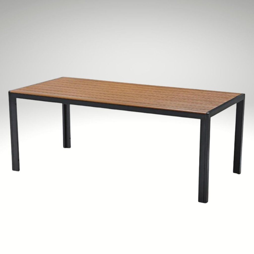 Zahradní jídelní stůl 190x90 cm přírodní DT167B2