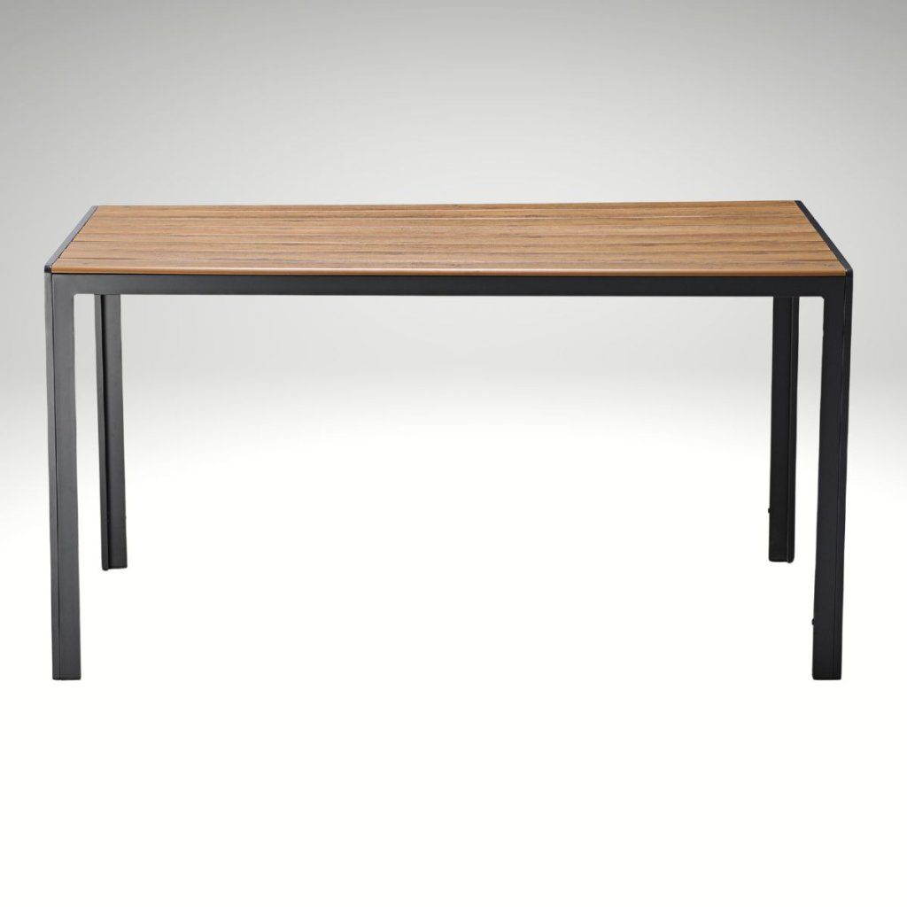 Zahradní jídelní stůl 140x80 cm přírodní DT166B