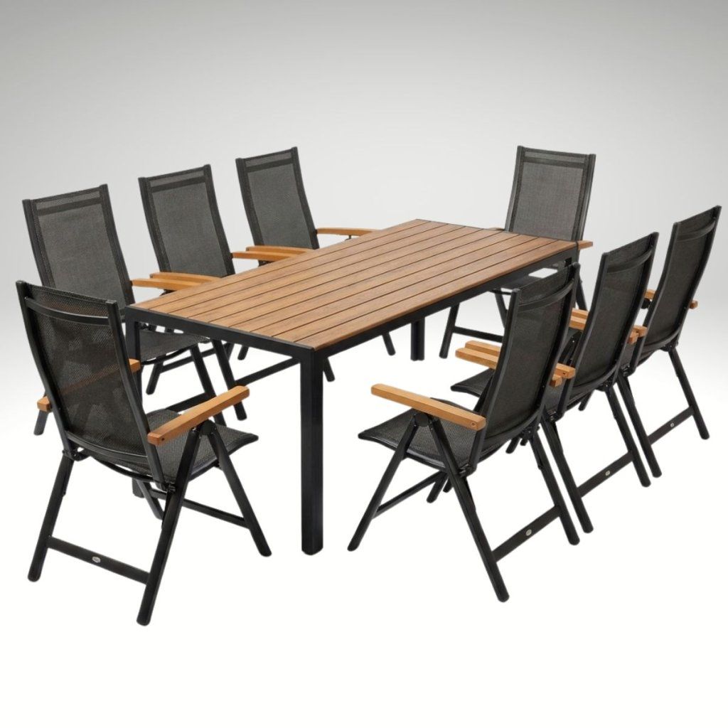 Zahradní jídelní set 190x90 pro 8 osob přírodní VZS211P8