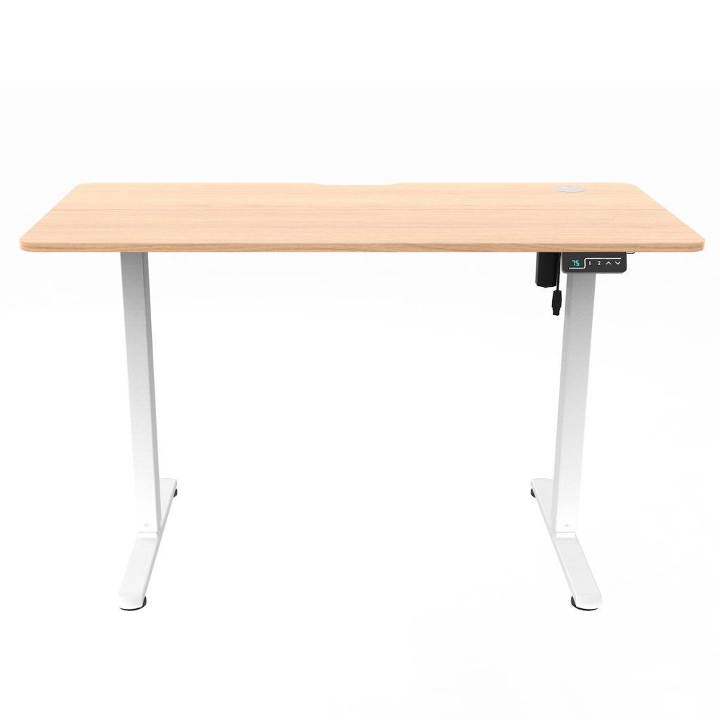 Výškově nastavitelný stůl elektrický 120x60 cm dekor dub APS106D