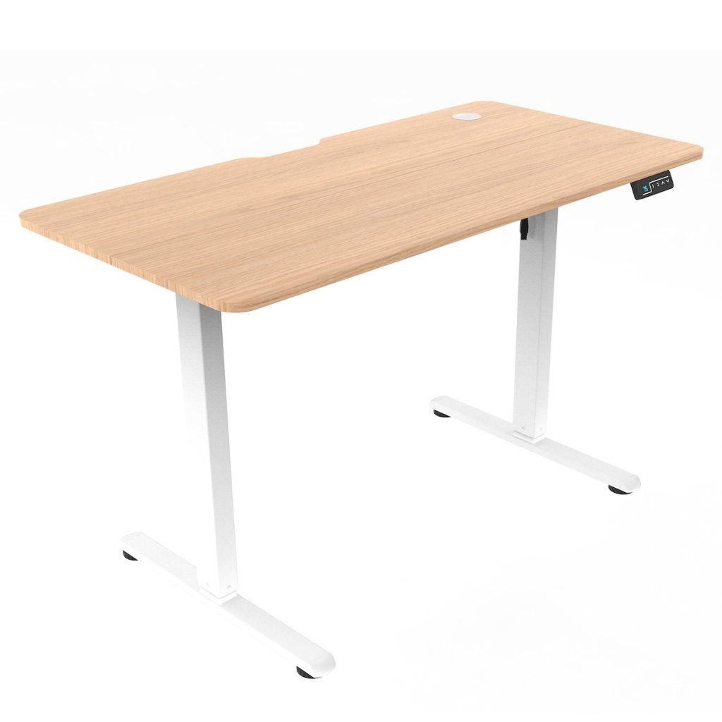 Výškově nastavitelný stůl elektrický 120x60 cm dekor dub APS106D