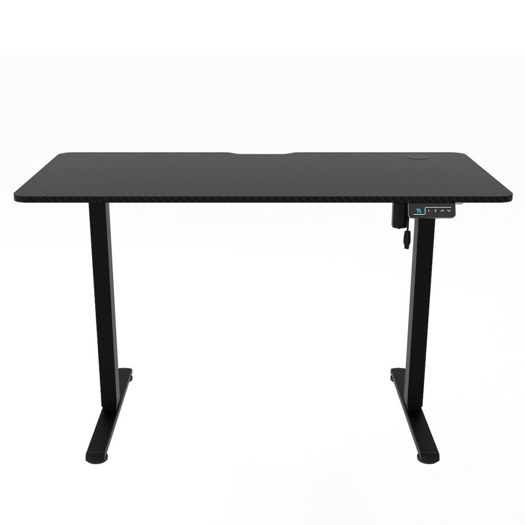 Výškově nastavitelný stůl elektrický 120x60 cm carbon APS106C