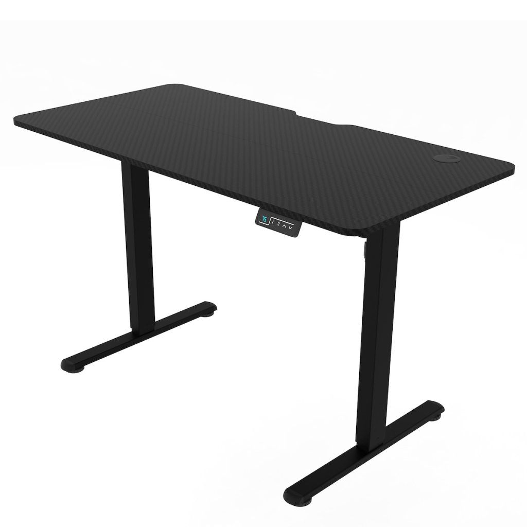 Výškově nastavitelný stůl elektrický 120x60 cm carbon APS106C