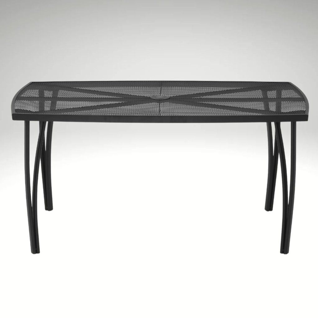 Zahradní kovový stůl 150x90cm V125 antracit ZA AKČNÍ CENU