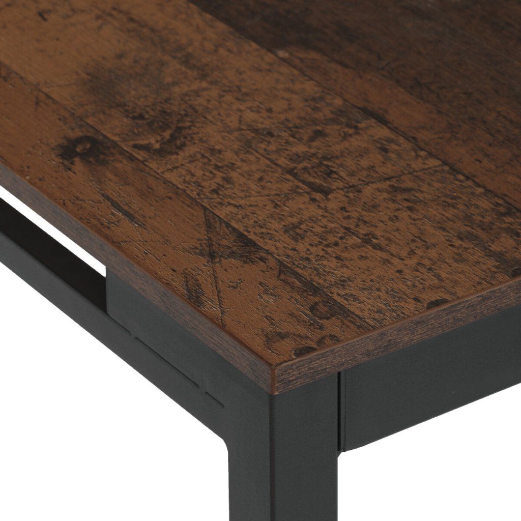 Jídelní stůl rozkládací 60-90x60 cm lamino staré dřevo AJZ176OW