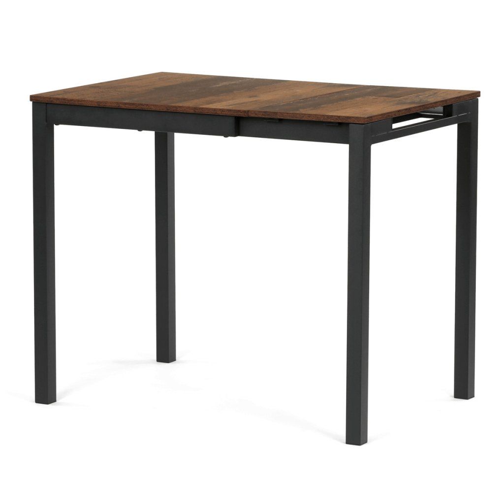 Jídelní stůl rozkládací 60-90x60 cm lamino staré dřevo AJZ176OW