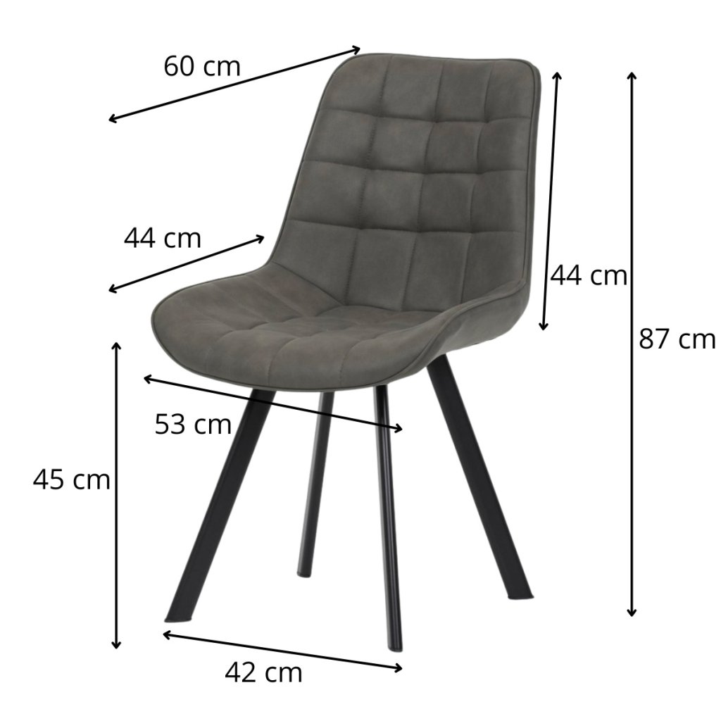 Jídelní set pro 4 osoby 160x90 cm dub-šedá VJS116-41S