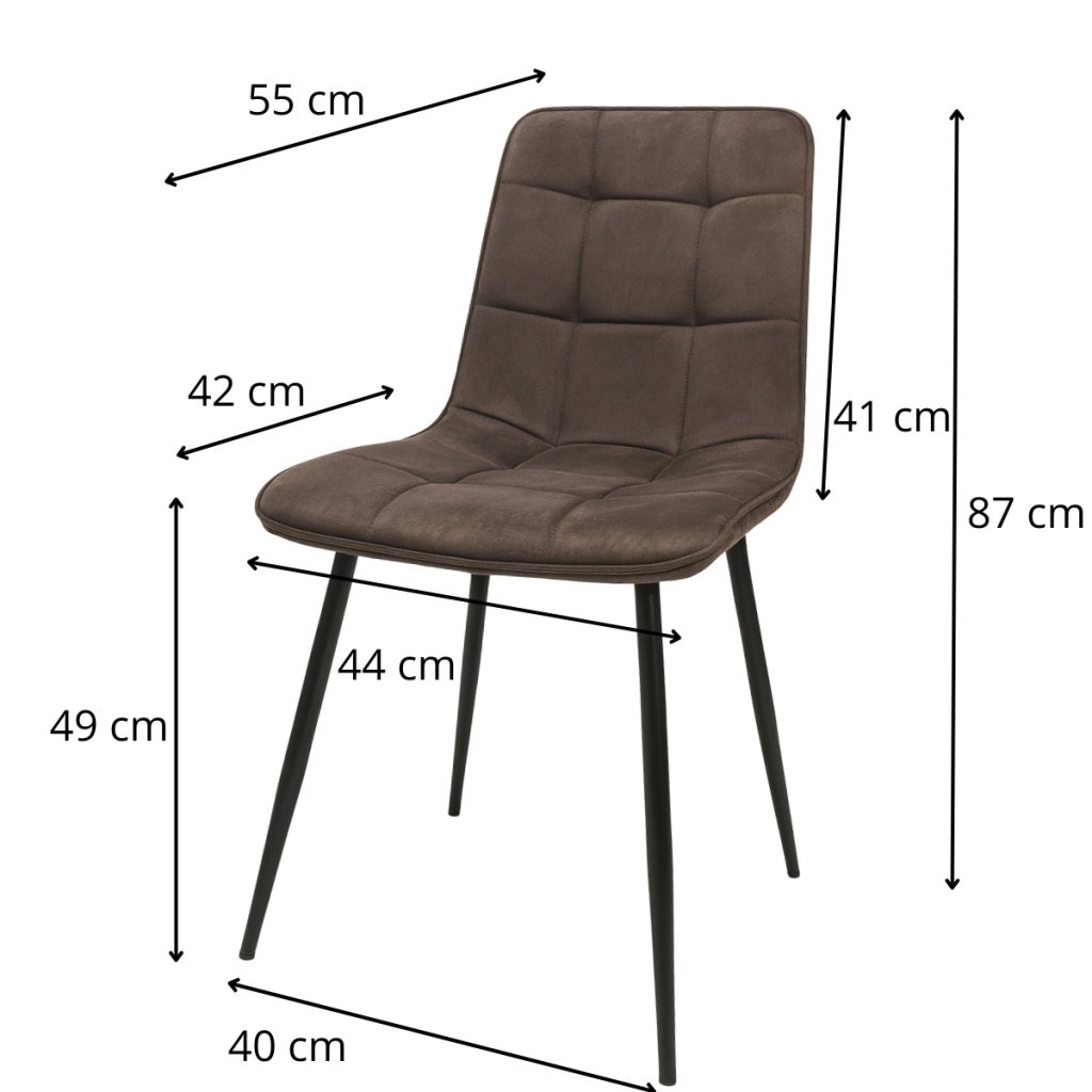 Jídelní set pro 4 osoby 160x90 cm dub-hnědá VJS216-40H