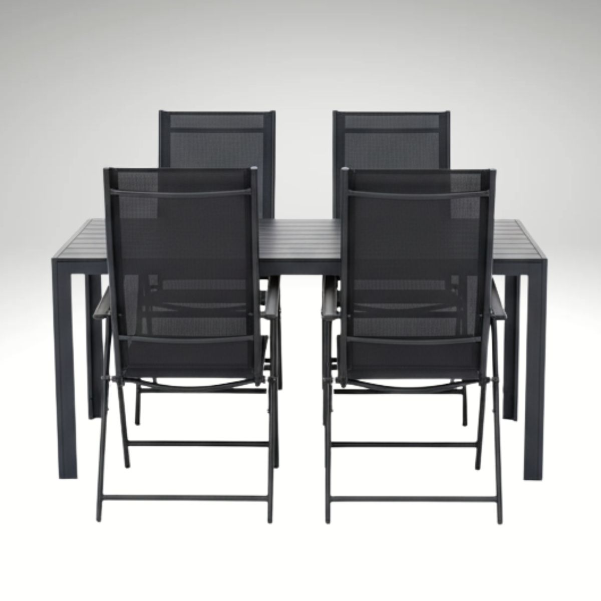 Zahradní set 150x90 pro 4 osoby V134 černá