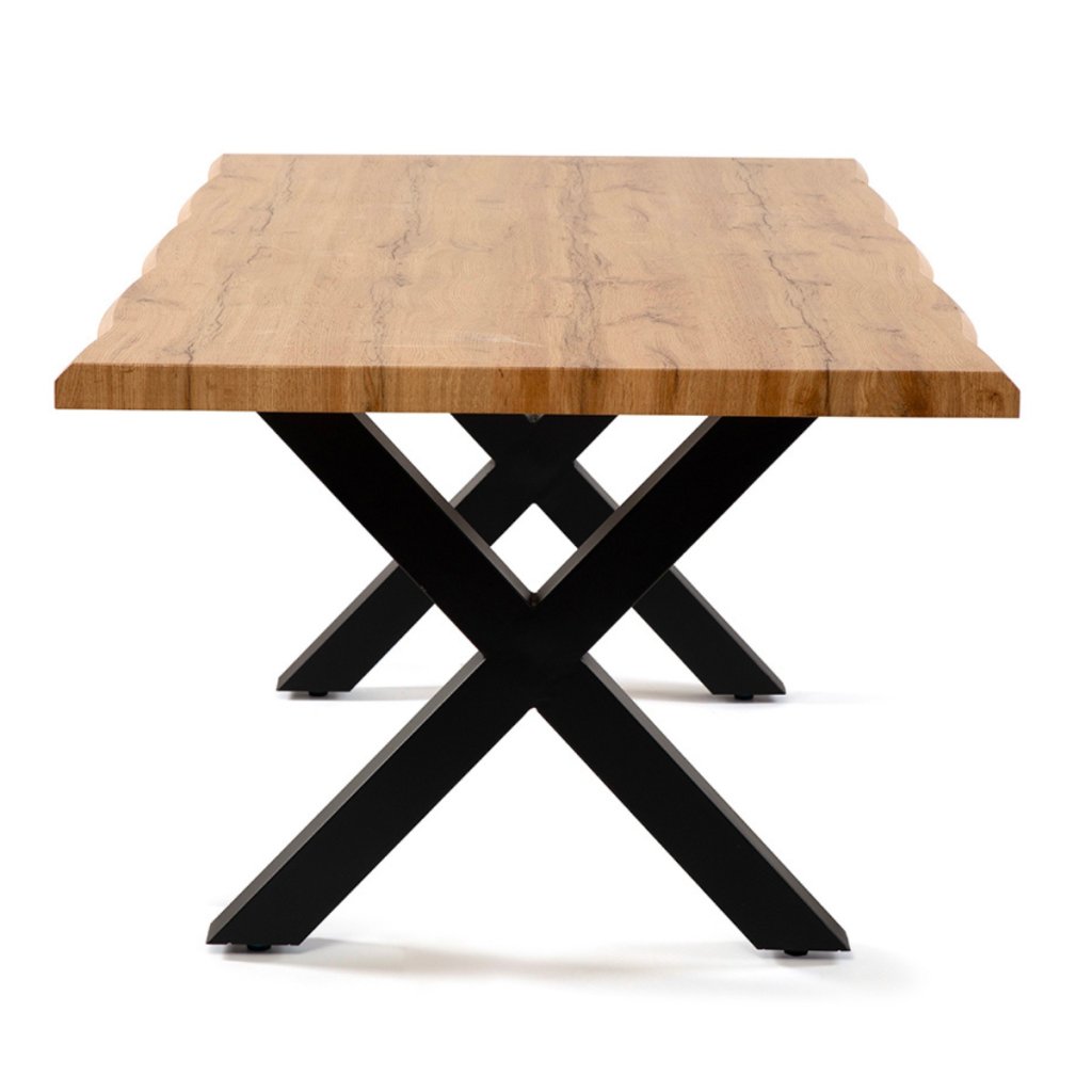 Jídelní set pro 6 osob 160x90 cm dub-šedá VJS116-61S